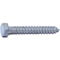 1/4 By 2 Inch Galvanized Hex Head Lag Screws 05557 by Midwest