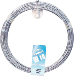 50 Feet Stranded Steel Guy Wire 11272 by Midwest Fastener Best Price