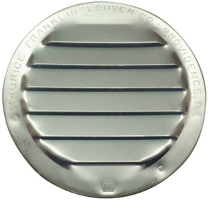 3 Inch Round Mill Finish Aluminum Screen Louver RL-100 3 by Maurice Franklin Best Price