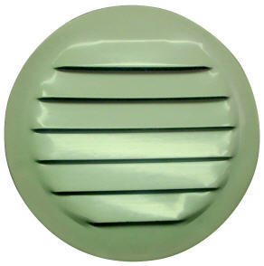 3 Inch Round White Aluminum Screen Louver RLW-100 3 by Maurice Franklin Best Price