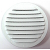 4 Inch Round White Aluminum Screen Louver RLW-100 4" by Maurice Franklin