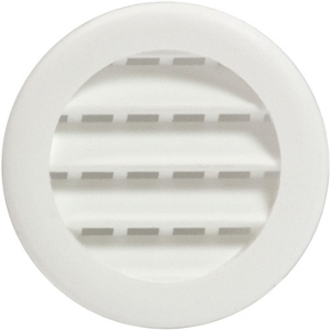 1 Inch Round Plastic Screen Louver White PLW100 1 by Maurice Franklin Best Price