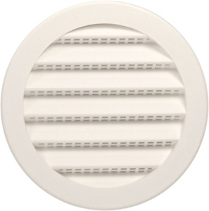 3 Inch Round Plastic Screen Louver White PLW100 3 by Maurice Franklin Best Price