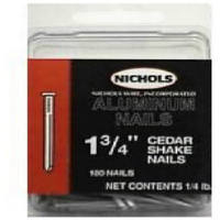 225 Count 1 3/4 Inch Aluminum Cedar Shake Nail 2KFAXD by Nichols Wire Best Price