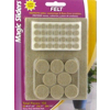 Magic Sliders Heavy Duty Oatmeal Felt 102 Piece Value Pack 63979 by Magic Sliders