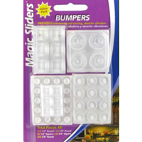 Magic Sliders Clear Bumpers Value Pack of 48 Assorted Bumpers 78977