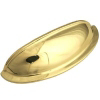 3 Inch Polished Brass Cup Cabinet Pull CP-3PB by Qmi