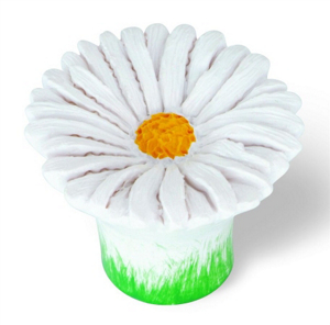 1 1/2 Inch White Daisy Knob SD101-112 by Siro Designs Best Price
