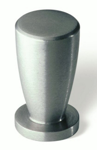 0.45 Inch Cone Cabinet Knob Fine Brushed Stainless Steel SD44-166 by Siro Designs Best Price