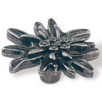 1 1/2 Inch Antique Tin Flower Knob SD78-122 by Siro Designs Best Price
