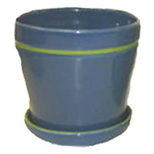 5 Inches Blu Deboss Planter TRVDCP2 by Baum Essex Manufactuering Best Price