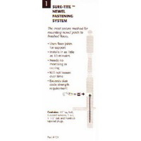 Newel Bolt HW9507000W by BW Creative Wood Industries Best Price