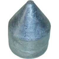 2-3/8 Plain Bullet Cap HD42040-RP by Stephens Pipe and Steel Best Price
