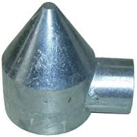 2-3/8 1 Way Bullet Cap HD42041-RP by Stephens Pipe and Steel Best Price