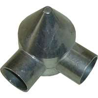 2-3/8 2 Way Bullet Cap HD42042-RP by Stephens Pipe and Steel Best Price
