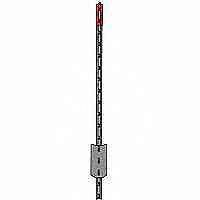 Tee Fence 6 1/2 Foot Post Gray TP133POR065 by CMC Steel Southern Post Best Price