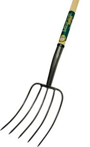 Fork 5 Tine Wood Handle 33283 BPJ-5 by Mintcraft Best Price