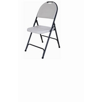 White Hi Back Fold Chair CHR-001P by Wok and Pan Industries Best Price