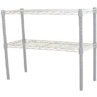 Chrome 4 Tier Shelf Rack 31436 by Focus Products Group Best Price