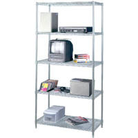 Chrome 5 Tier Shelf Rack 31856 by Focus Products Group Best Price