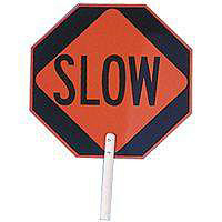 15 Inches Stop/Slow Paddle Sign 3007352 by Jackson Safety Best Price