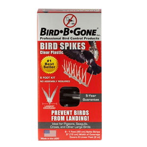 5 Inch By 6 Foot Clear Plastic Bird Spike MM2000-5/6 by Bird B Gone Best Price