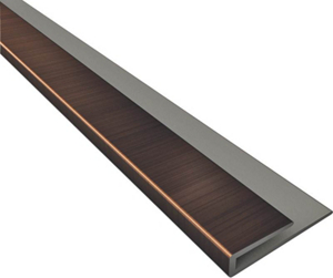 Fasade 18 Edge J-Trim Oil Rubbed Brnz 92226 by Acoustic Ceiling Product Best Price