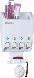 The Dispenser 4 Caddy Dispenser Shower Caddy Iv 75453 by Better Living Products Best Price