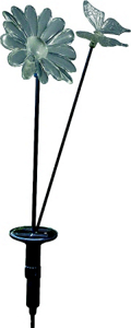 Solar 2N1 Stake Light Buttrfly 03060 ORBH by Boston Harbor Best Price