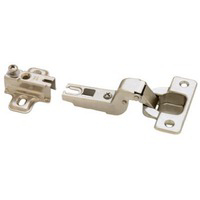 110 Degree Nickel Plated 35 Millimeter European Full Overlay Hinge 2 Pack HC11SFV-NP-C or 21688 by Brainerd by Liberty Hardware