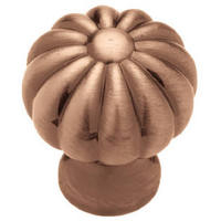 Knob Hill Pumkin Design Cabinet Knob Brushed Satin Red Antique PN0399V-SR-C by Brainerd by Liberty Hardware Best Price
