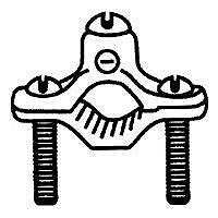 1/2 1 Ul Zinc Pipe Clamp ZWP1J by Erico Best Price
