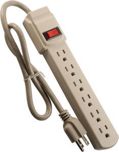 PPP 6 Outlet Surge Protector PP-16103MS by Trans USA Products Best Price