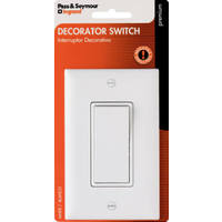 15 Amp White Ground Single Pole Switch TM870WCCC5WP by Pass and Seymour