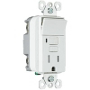 15 Amp White Switch With Gfci Receptacle 1595SWTTRWCC4 by Pass and Seymour