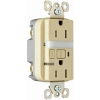 15 Amp Ivory Decorator Combination Night Light and Gfci Receptacle 1595NTLTRICC4 by Pass and Seymour