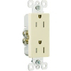 15 A Ivory Resistreceptacle 885TRICC8 by Pass and Seymour