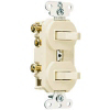 15 Amp Ivory Grounding Single Pole and 3 Way Switch 696IGCC6 by Pass and Seymour
