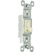 10 Pack 15 Amp 120 V Ivory Grounded Standard Single Pole Toggle Switch 660IGCP8 by Pass and Seymour Best Price
