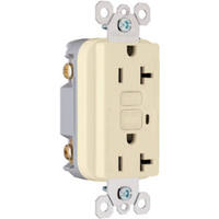20 Amp Ivory Heavy Duty Gfi Outlet 2095ICC10 by Pass and Seymour