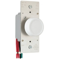 600W 3 Way Almond Rotary Dimmer R603PLTKV by Pass and Seymour