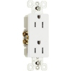 15 Amp White 2P Deco Outlet 885WCC21 by Pass and Seymour