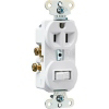 15 Amp White Switch/Outlet 691WCC6 by Pass and Seymour