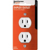15 Amp White Duplex Receptacle CR15WCCC5 by Pass and Seymour