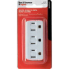 15 Amp White Lighted Triple Grounding Adapter 1147LTWBPCC5 by Pass and Seymour