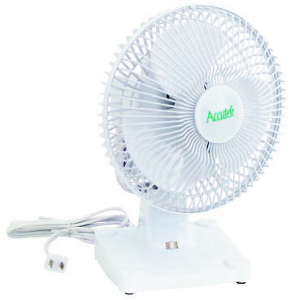 Accutek 8 Inch Oval Oscillating Table Fan 3 Speed AOT-803 by Accutek Best Price