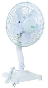 Accutek 12 Inch Oval Oscillating Table Fan 3 Speed AOT-1203 by Accutek Best Price