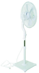 Accutek 16 Inch Oval Oscillating Pedestal Fan 3 Speed AOJ-1601 by Accutek Best Price