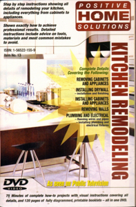 Do It Yourself Kitchen Remodeling Home Improvement DVD diydvd13 by Positive Home Solutions Best Price