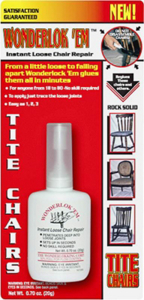 Wonderlok Em Tite Chair 20 Gram Tite Chair Adhesive W2081 by Wonderlokking Best Price